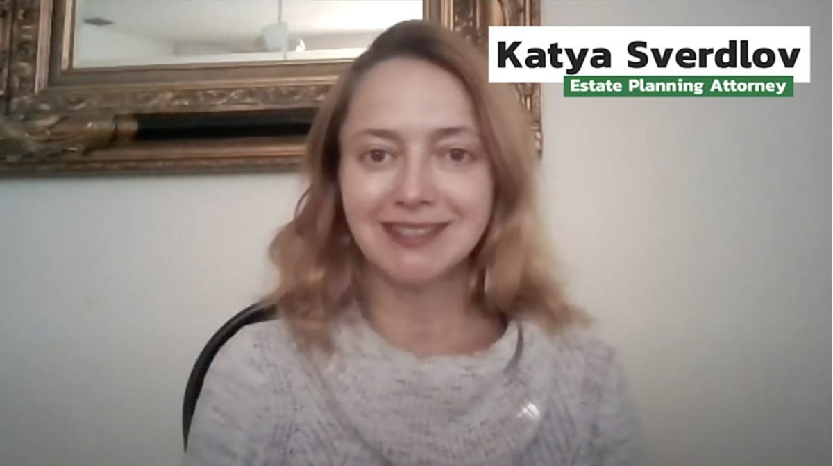 Katya Sverdlov, estate planning attorney